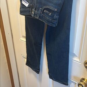 Old Navy Women's Dark Blue Wide Leg Jeans